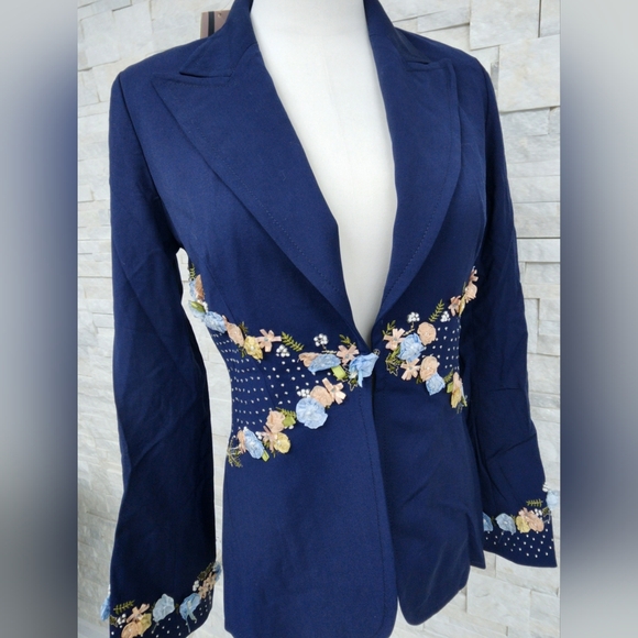 Blazer Austin Reed Bleu navy for women - Picture 3 of 13